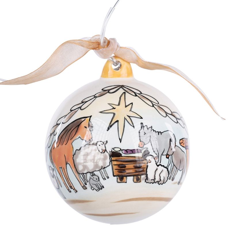 Animals Nativity Ornament